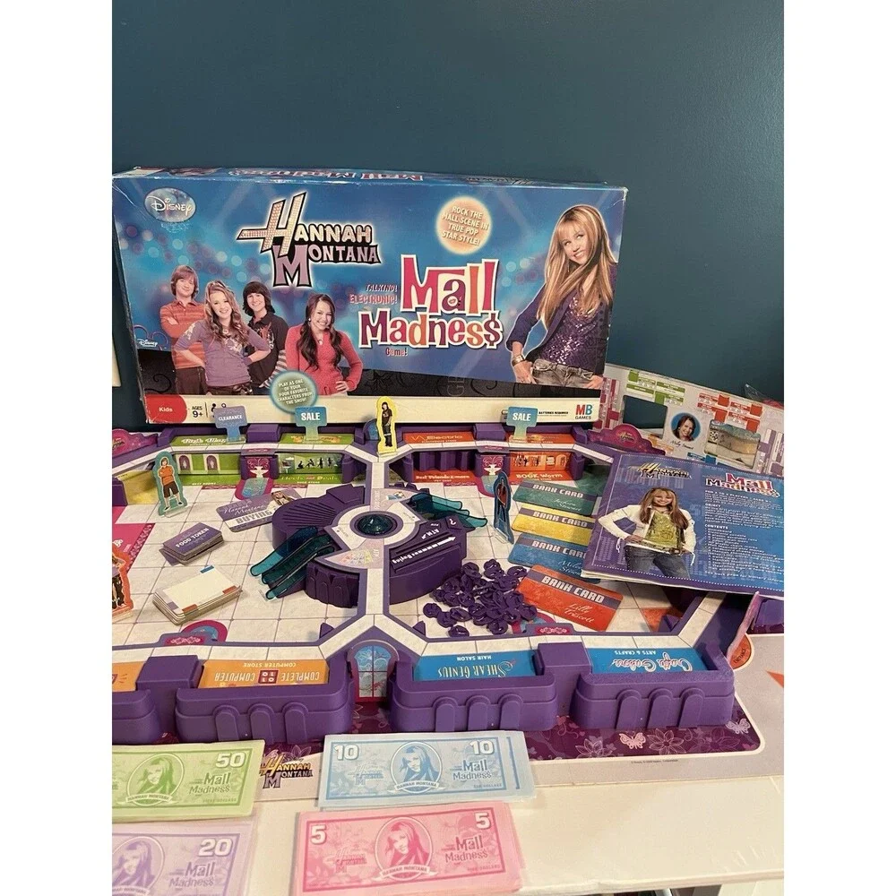 Disney Hannah Montana Electronic Mall Madness Game Hasbro 2008 *Tested-Read